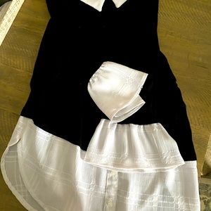 Black and white Elle shirt long sleeve